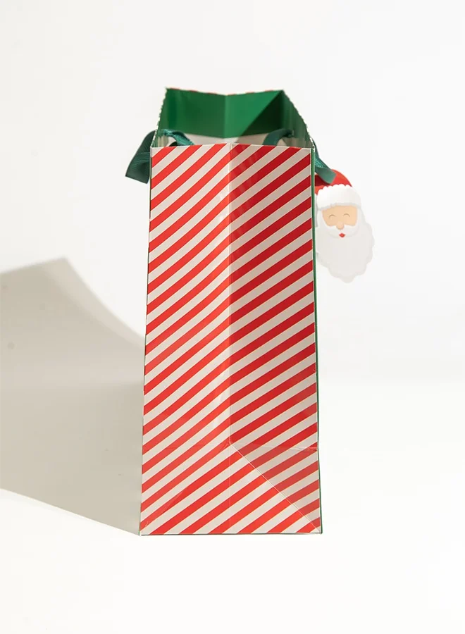 Share The Love Santa, Christmas Gift Bag, Green, Extra Large