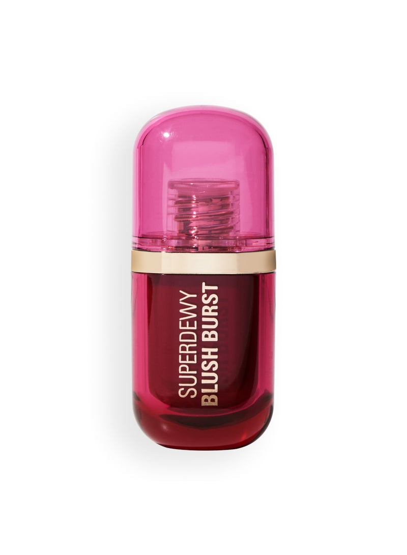 REVOLUTION Makeup Revolution Superdewy Plump Serum Liquid Blush – Wine Gummy Berry - Image 1