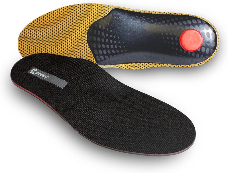 Pedag Pedag Plantar Fasciitis | German Made | Arch Support Orthotic Insoles Inserts for Men and Women | Heat Moldable Shoe Inserts | Medium and High Arch | Foot Pain Relief | Anti Odor | Men 13/ EU 46