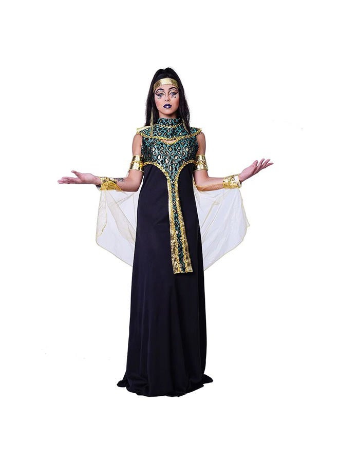 DSplay Egyptian Costume Women Fancy Dress Adult Egyptian Queen Clothing - Image 1