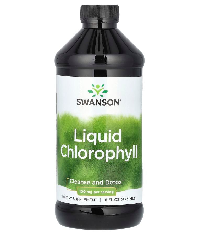 كلوروفيل سائل 100 ملغ 16 أونصة سائلة (473 مل)