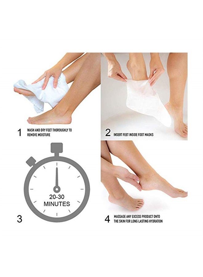 CALA Pure Radiance by CALA Moisturizing Foot Masks 3 Pairs. - Image 4