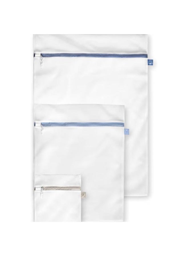 ريان أكياس غسيل شبكية بريميوم من Rayen – 3 قطع | سحاب مقوّى | تحمي الملابس الحساسة من التلف | خامة أوروبية عالية الجودة - Image 1