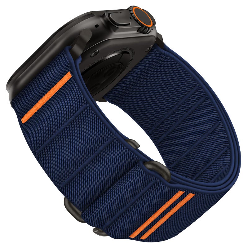 Suitisbest Sport Bands Compatible with Apple Watch Ultra Band 49mm 46mm 45mm 44mm 42mm Men Stretchy Nylon Sport Loop Strap with SHook for iWatch Series 11 10 9 8 7 6 5 4 3 2 1 SE 3 2 1 Ultra 3 2 1 - Image 2