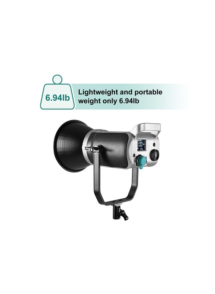 GVM Great Video Maker GVM-SD200D 200W LED Video Light High Power LED Spotlight Bi-Color LED Daylight  - Image 5