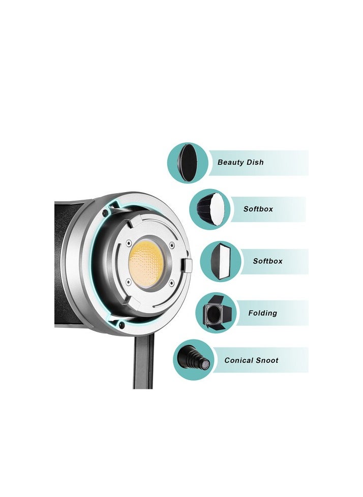 GVM Great Video Maker - GVM-SD200D 200W LED Video Light High Power LED Spotlight Bi-Color LED Daylight - Image 1