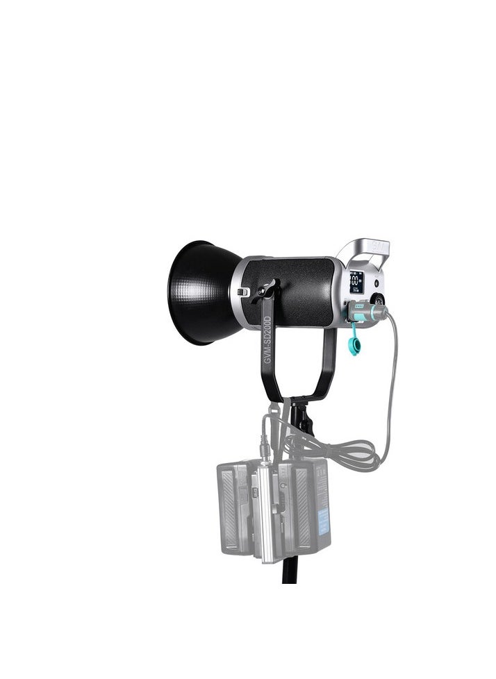 GVM Great Video Maker - GVM-SD200D 200W LED Video Light High Power LED Spotlight Bi-Color LED Daylight - Image 1