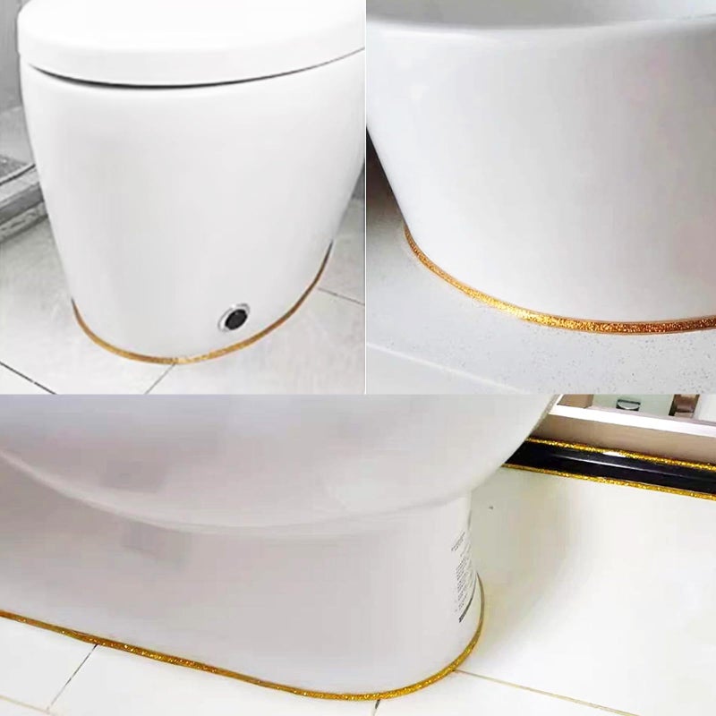 WOLAIYE Caulk Strip Self Adhesive, PU Caulk Tape for Bathtub Bathroom Toilet Kitchen(W:7.5MM,Gold) - Image 4