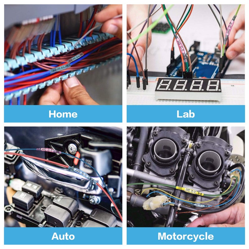 TICONN 120PCS Heat Shrink Butt Connectors Kit, AWG 24 â€“ 10 4 Sizes Butt Splice, Insulated Waterproof Electrical Marine Automotive Wire Crimp Terminals (120pcs) - Image 5