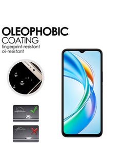 Waldic Honor X5b Plus Screen Protector | Tempered Glass Compatible with Honor X5b Plus | Screen Protector Full HD Quality Tempered Glass Anti-Scratch Edge to Edge Coverage with Easy Installation Kit - Black  - Image 4