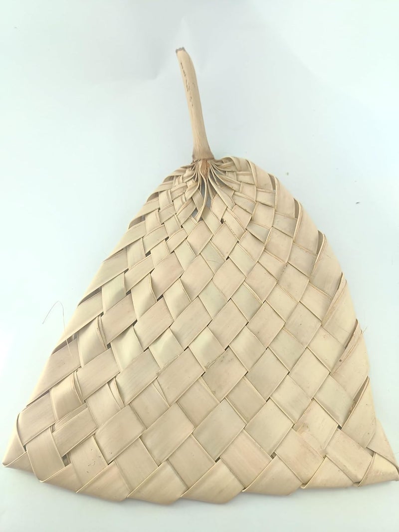 advancedestore advancedstore handmade indian fan ethaa panka made with ethaaphankha size15inchx10inchPack of 2pcs - Image 3