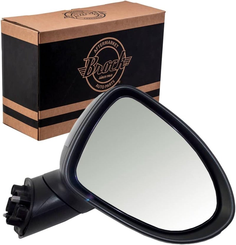 Brock Replacement Passenger's Power Side View Mirror Heated for 2012-2014 Kia Rio/Rio5