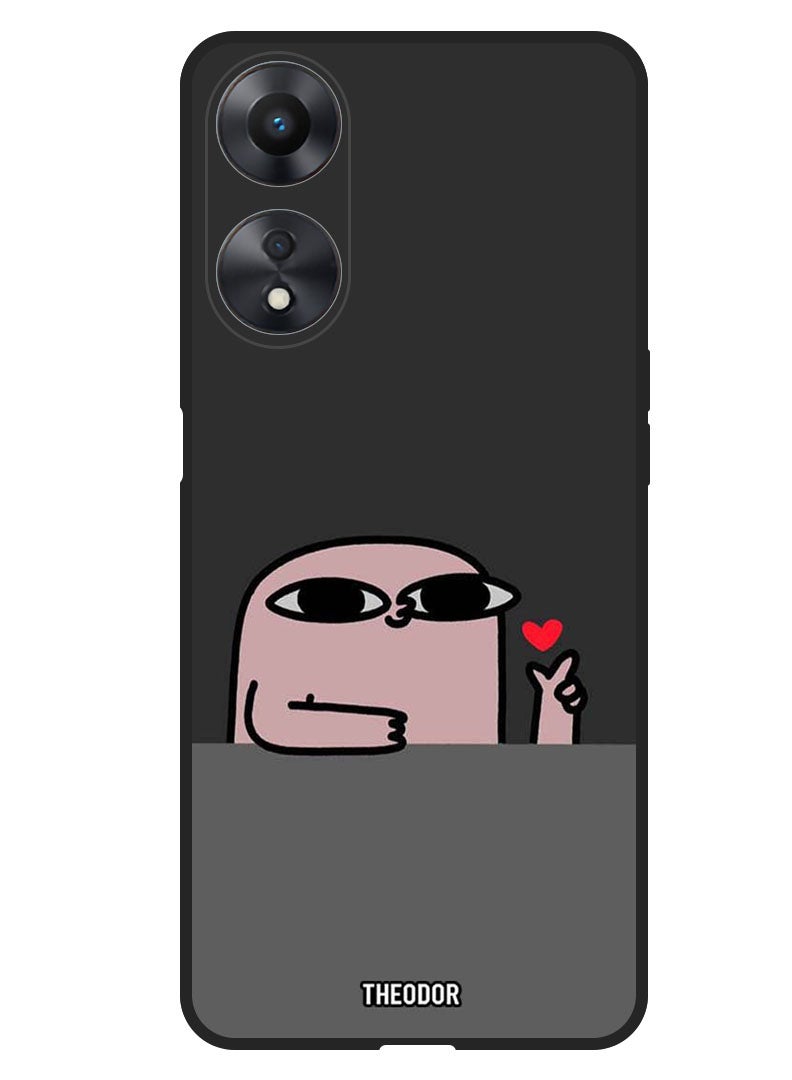 Theodor Protective Case Anti Scratch Shock Proof Bumper Cover For Oppo A98 Snap - Image 1