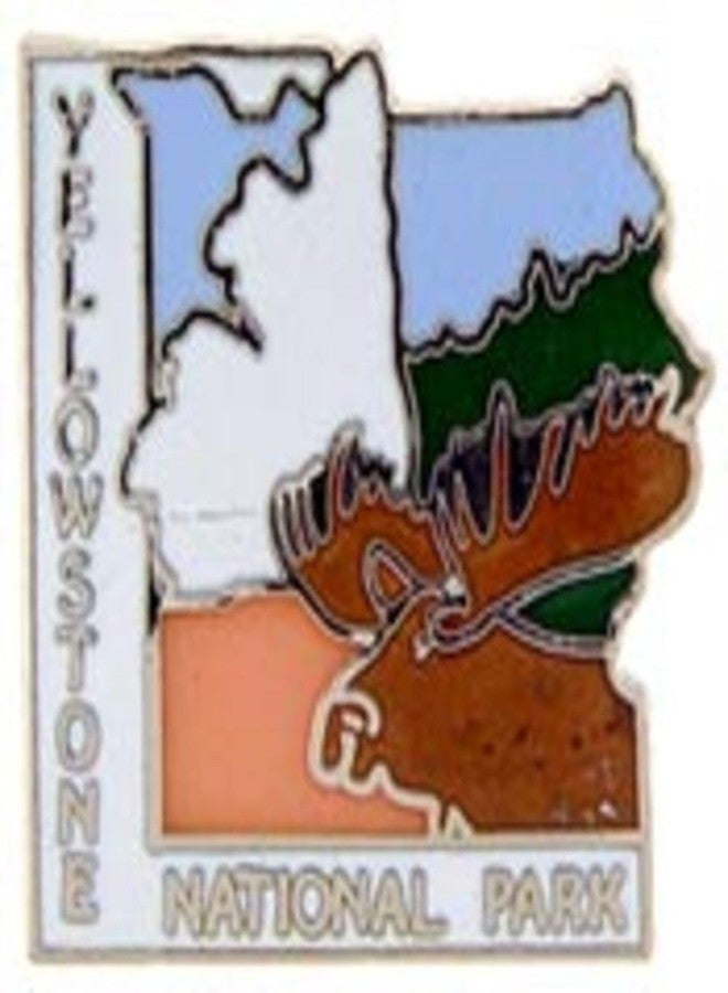 FindingKing Yellowstone National Park Moose Pin 1"