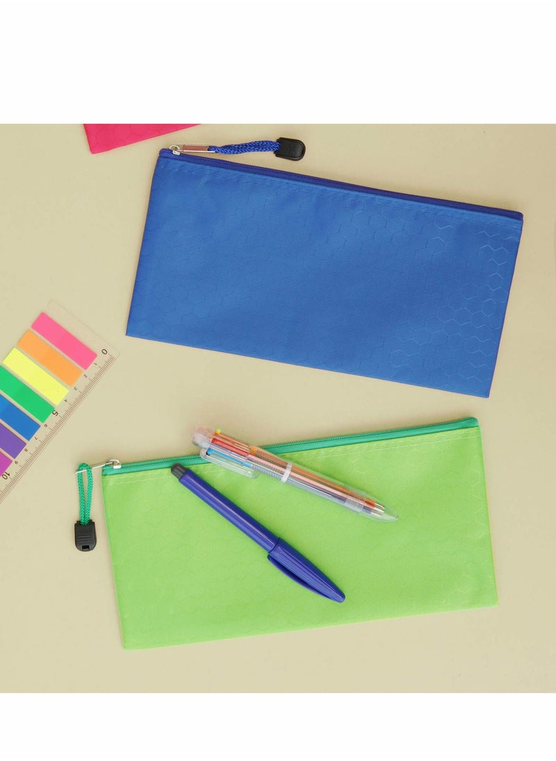 Excefore Zipper Pencil Pouches, 29Pcs Pouch Small Bags Waterproof Cases, Multipurpose Travel for Office Supplies Cosmetics Accessories 12 Colors  - Image 4