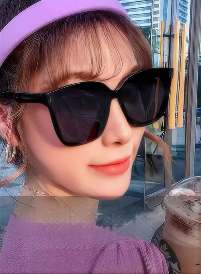 Changer 2Pcs Fashionable Large Frame Sunglasses, Uv400 Protective Glasses, Suitable For Outdoor Travel - Image 5