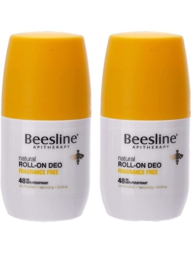 Beesline Fragrance Free Roll On Deodorant 50x2cm