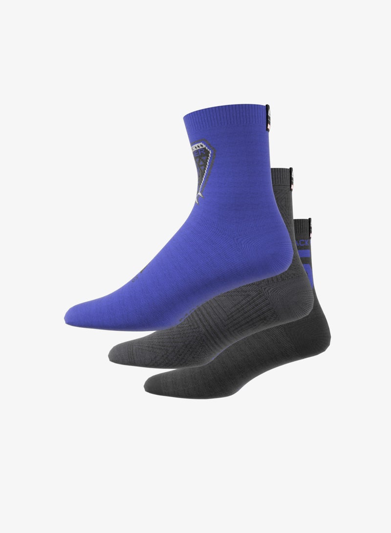 Adidas 3 Pack Marvel Black Panther Crew Socks - Image 2