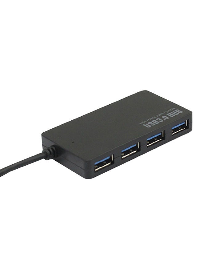 إسكدنيا محول موزع 3.0 من Type-C إلى USB رباعي المنافذ أسود - Image 2