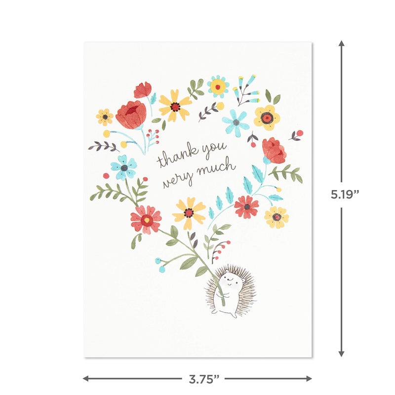 Hallmark Baby Shower Thank You Cards Assortment, Woodland Animals (48 Cards with Envelopes for Baby Boy or Baby Girl) Deer, Owl, Bear, Fox - Image 5