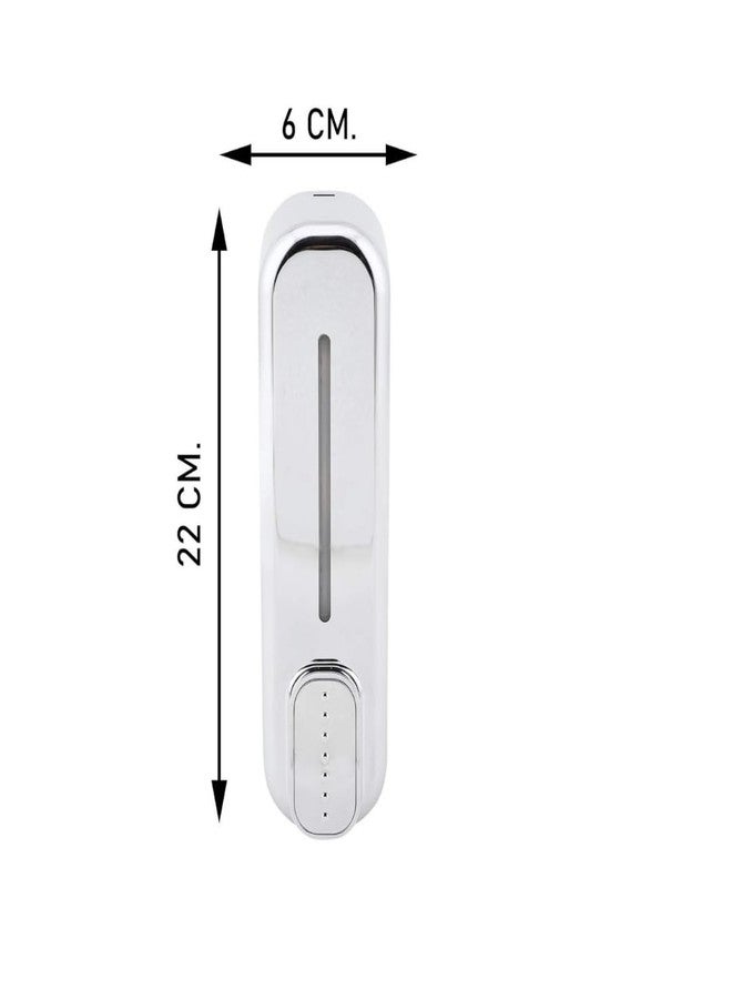 COSVIT Silver Dolphin Soap Dispenser ABS Plastic Wall Mounted 350ml (Pack of 1) - Image 2