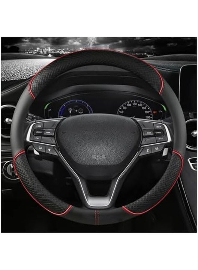 Honda Civic 2016 2020 Anti Slip PU Steering Wheel Cover Color 5 - Image 2
