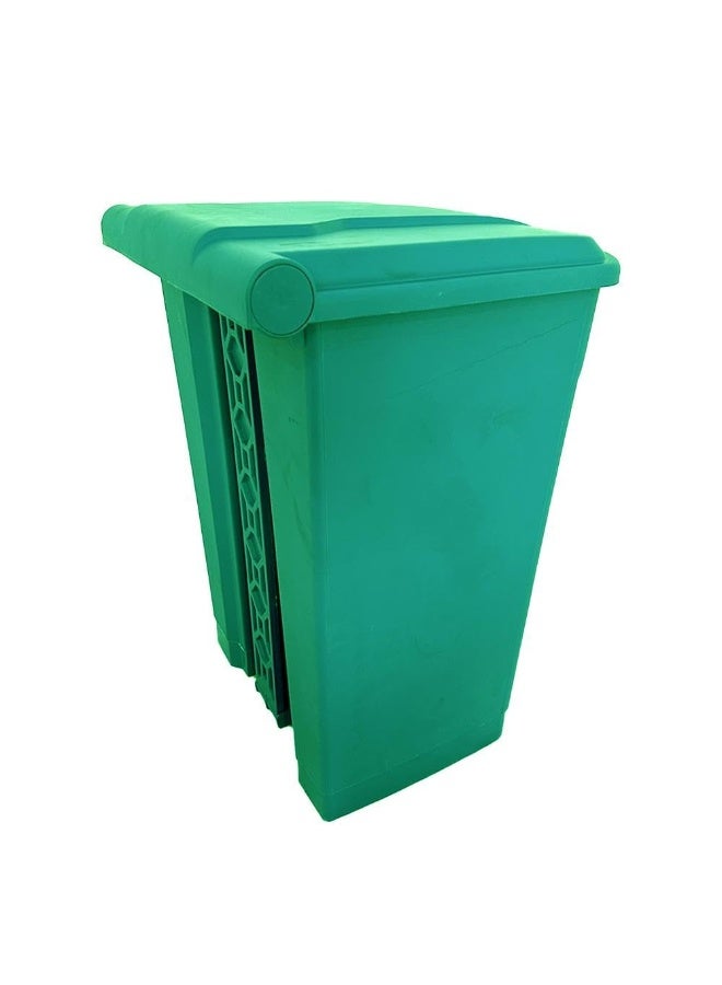 AKC Garbage Trash Can with Centre Pedal, High Density Polyethylene (HDPE) Heavy-Duty Plastic Bins (GREEN, 45 Liters) - Image 3
