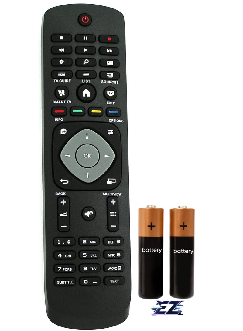 ELTRAZONE Replacement Remote Control for Philips TV 398GR08BEPHN 398GR08BEPHN0008CR with battery - Image 1