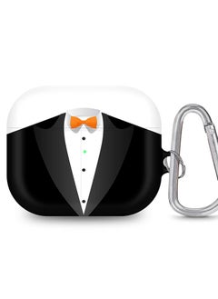 StylePods Case for Airpods 3rd Gen Case With Anti-Lost Keychain - The Tux