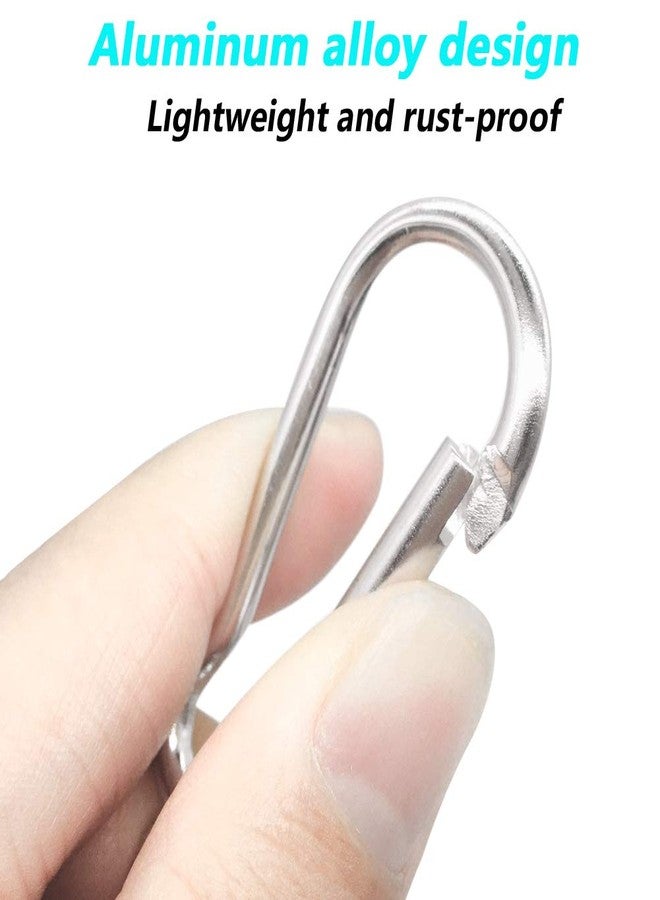 ACKLLR 2 Set Aluminum Toothpick Holder with 4 Pack Keychain, Portable Alloy Pocket Waterproof Box Metal Pill Toothpick Case and Buckles for Travel Picnic and Camping, 3 x 0.6 Inch, Silver - Image 5