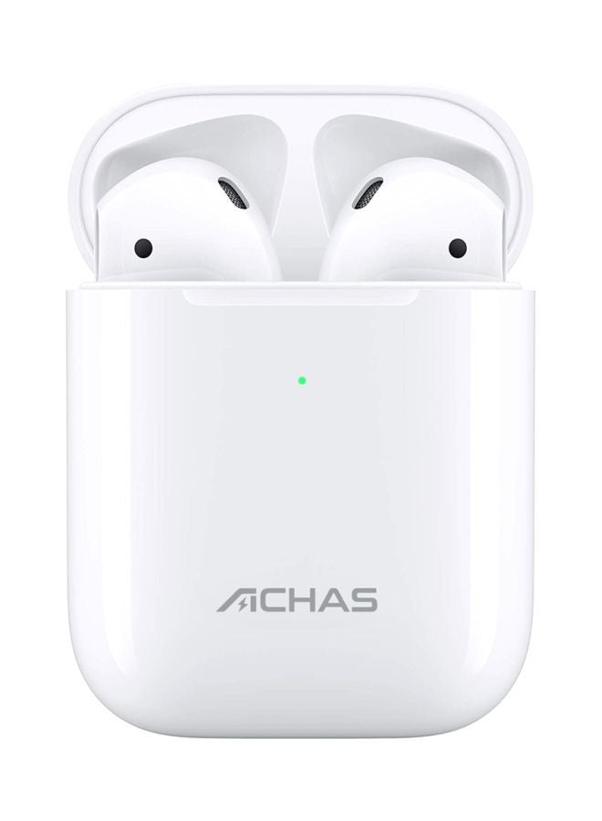 ACHAS In-Ear Bluetooth Earbuds With Charging Box White - Image 1