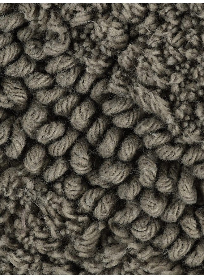 SASHAA WORLD Round Reversible Crochet Bath Mat, Super Absorbent 100% Cotton & Quick Dry Bath Rug for Bathroom Floor Mats (60 cm,Grey) - Image 5