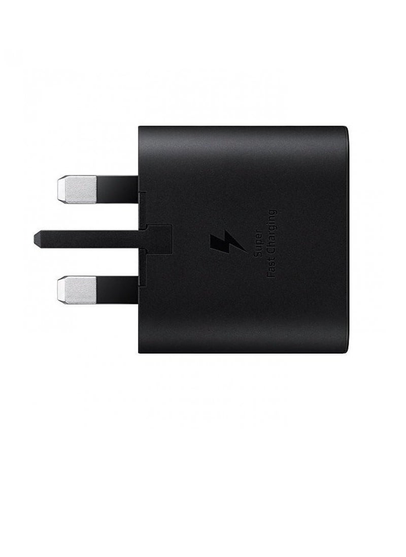 SP Samsung 25W Fast Charging Type C Charger Head Without Cable Black  - Image 3