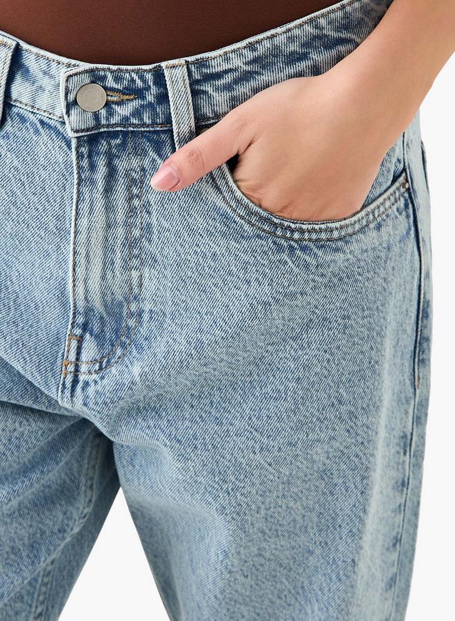 Splash FAV Women Mom Fit High-Rise Jeans - Image 3