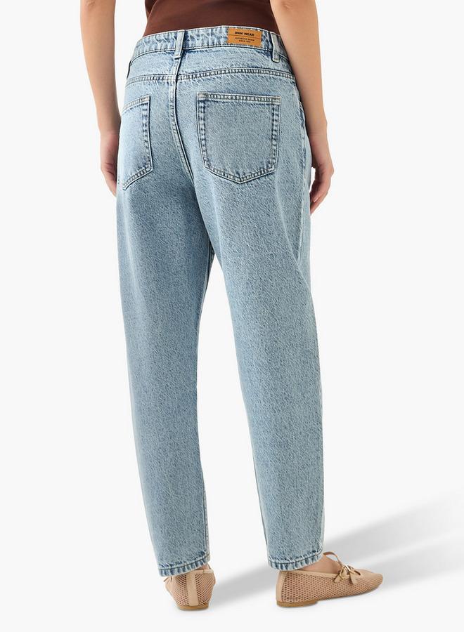 Splash FAV Women Mom Fit High-Rise Jeans - Image 4