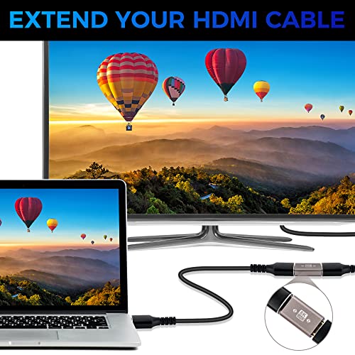 Togconn 8K HDMI Coupler 2 Pack, HDMI 2.1 Female to Female Connector HDMI Extension Adapter, Supports 4K@120Hz,8K@60Hz, 2K, Compatible with HDTV, Monitors, Laptop, Projector, PS5/4, Xbox X - Image 3