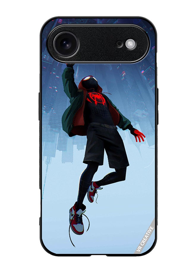 غطاء حماية لجهاز آبل آيفون 17 بتصميم سبايدرمان متعدد الألوان