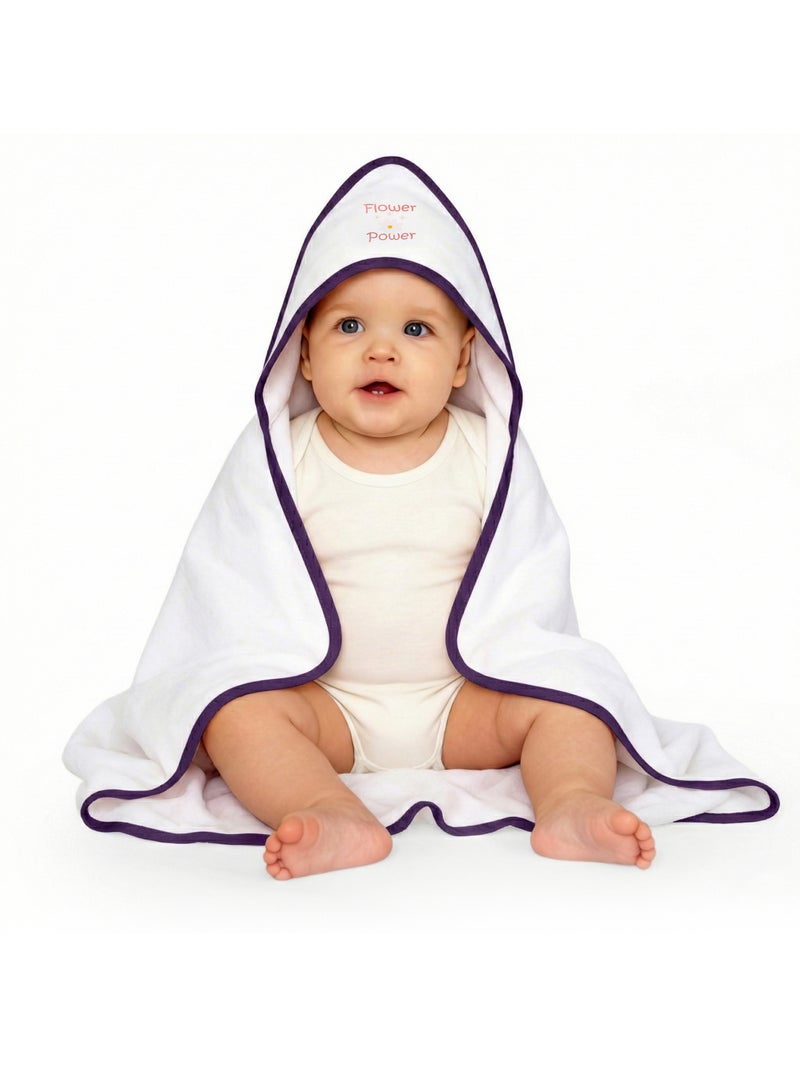 بابيز_بيسك بيبيز بيسك قماط / بطانية استقبال للمولود الجديد من القطن 100%, أرجواني - Image 3