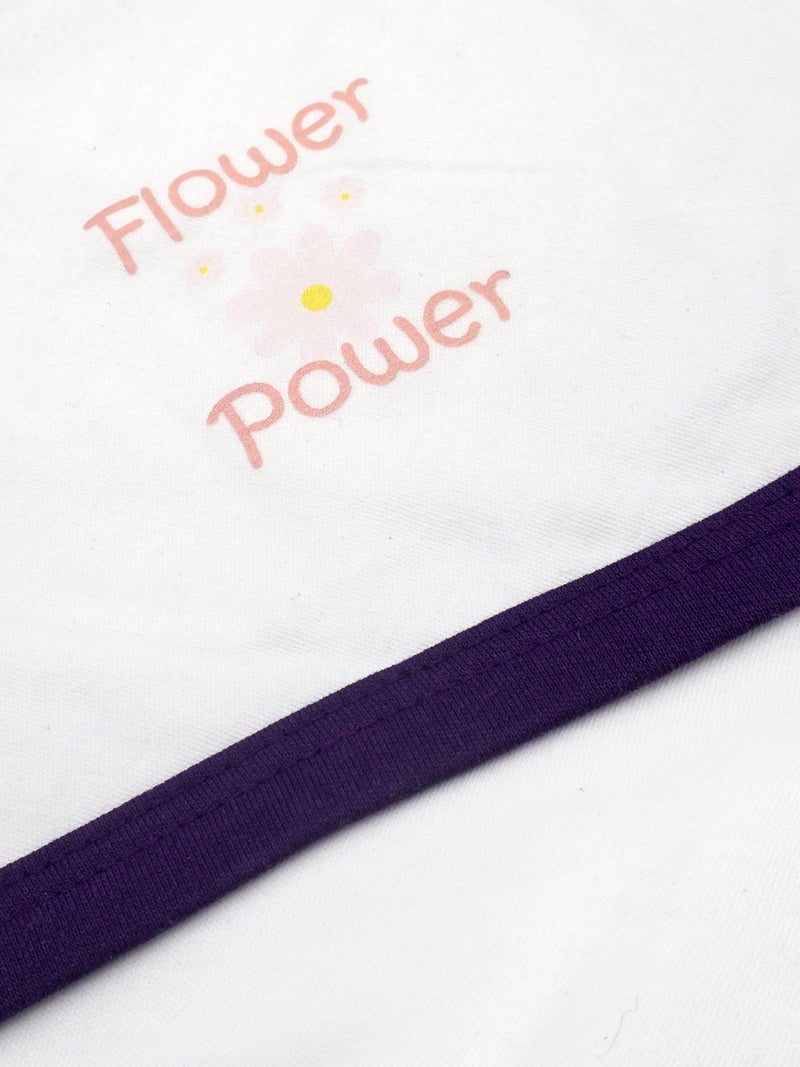 بابيز_بيسك بيبيز بيسك قماط / بطانية استقبال للمولود الجديد من القطن 100%, أرجواني - Image 5