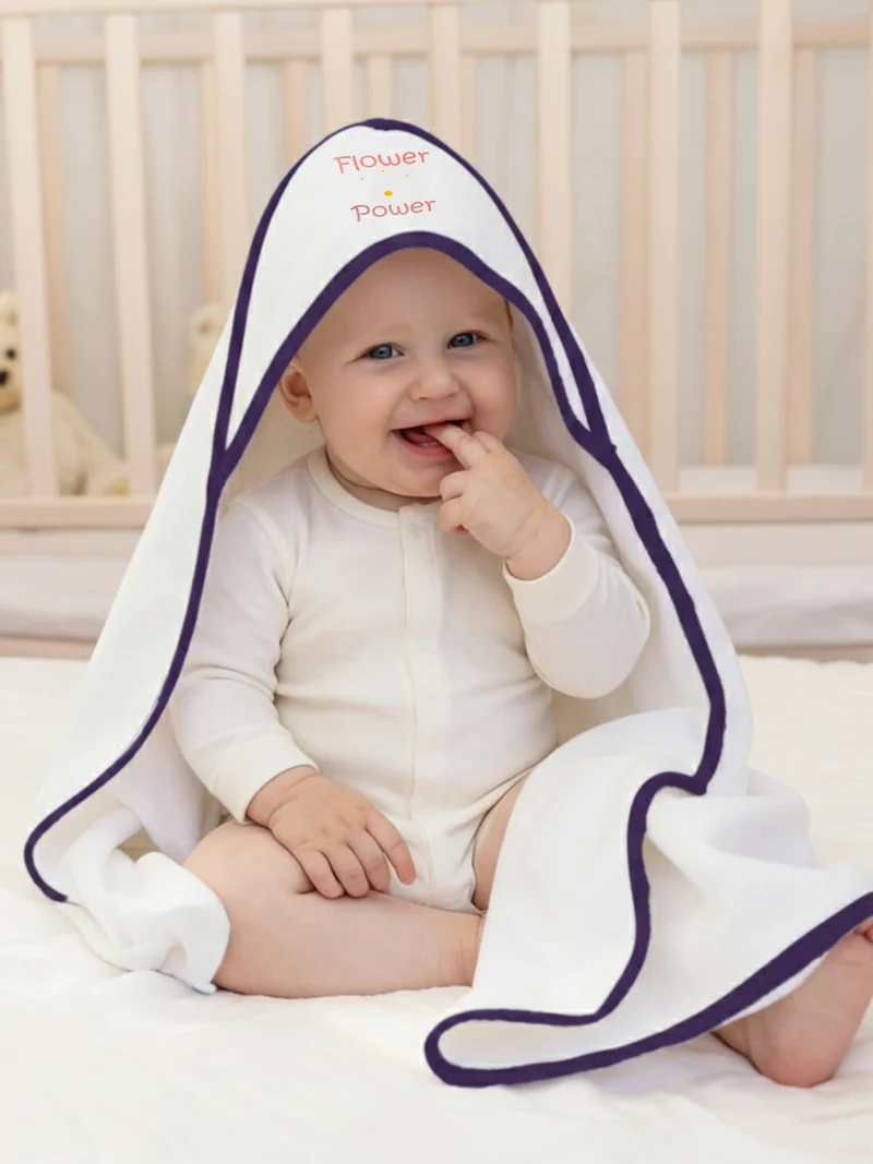 Babies Basic Babies Basic 100% Cotton Swaddle / Receiving Blanket for New Born, 75*75cm , Purple