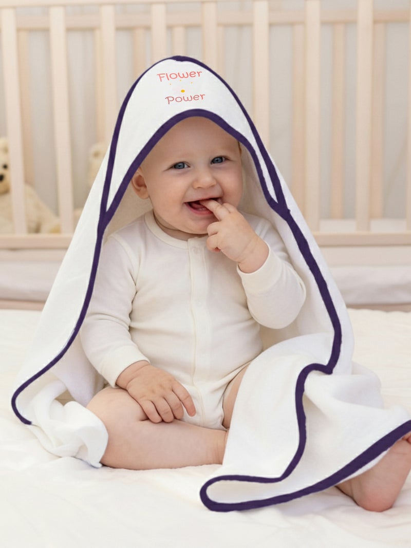 بابيز_بيسك بيبيز بيسك قماط / بطانية استقبال للمولود الجديد من القطن 100%, أرجواني - Image 2