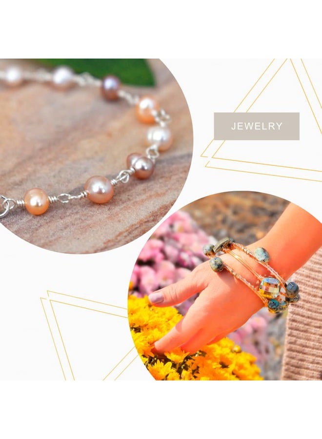 Artistic Wire , 22 Gauge Tarnish Resistant Colored Copper Craft Jewelry Wrapping Wire, Purple, 15 yd - Image 3