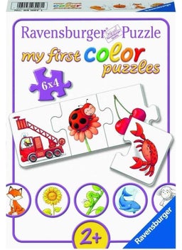 Ravensburger 6x4 Piece Puzzle All My First Colors 030071 