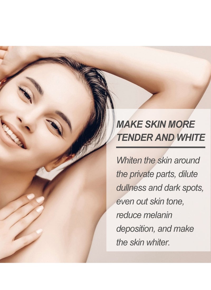 Jaysuing Snow Bleach Essence Underarm Whitening  ，Dark Spot Essence， Skin Whitening ，Body Dark Spot Remover ，Private Part Whitening，Intimate Area Whitening，Correcting Dark Spots，Face and Body Skin Bleaching  ﻿  - Image 4