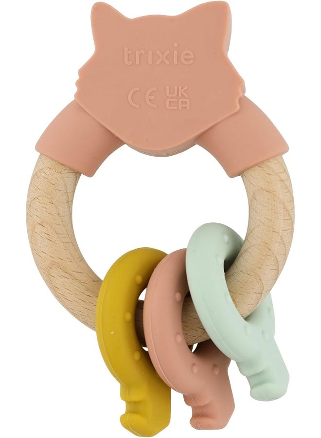 Trixie Wooden Silicone Activity Ring Mrs. Cat - Image 2