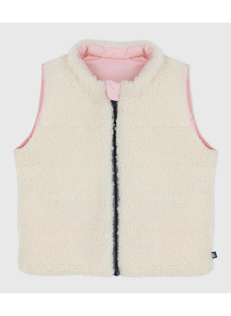 Petit Bateau Baby's reversible sleeveless puffer jacket - Image 3