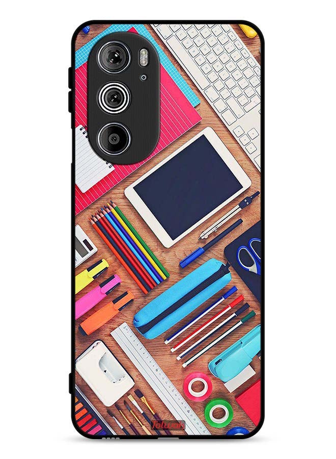 Tolwak Motorola Edge 30 Pro Protective Case Cover Girl Hobby Desk - Image 1