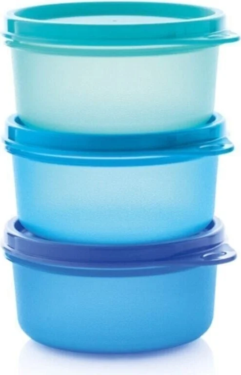 Tupperware Sugar Triplets 250 Ml 3-Piece Storage Container