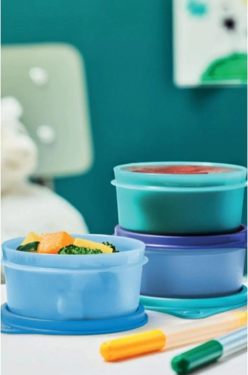 Tupperware Sugar Triplets 250 Ml 3-Piece Storage Container