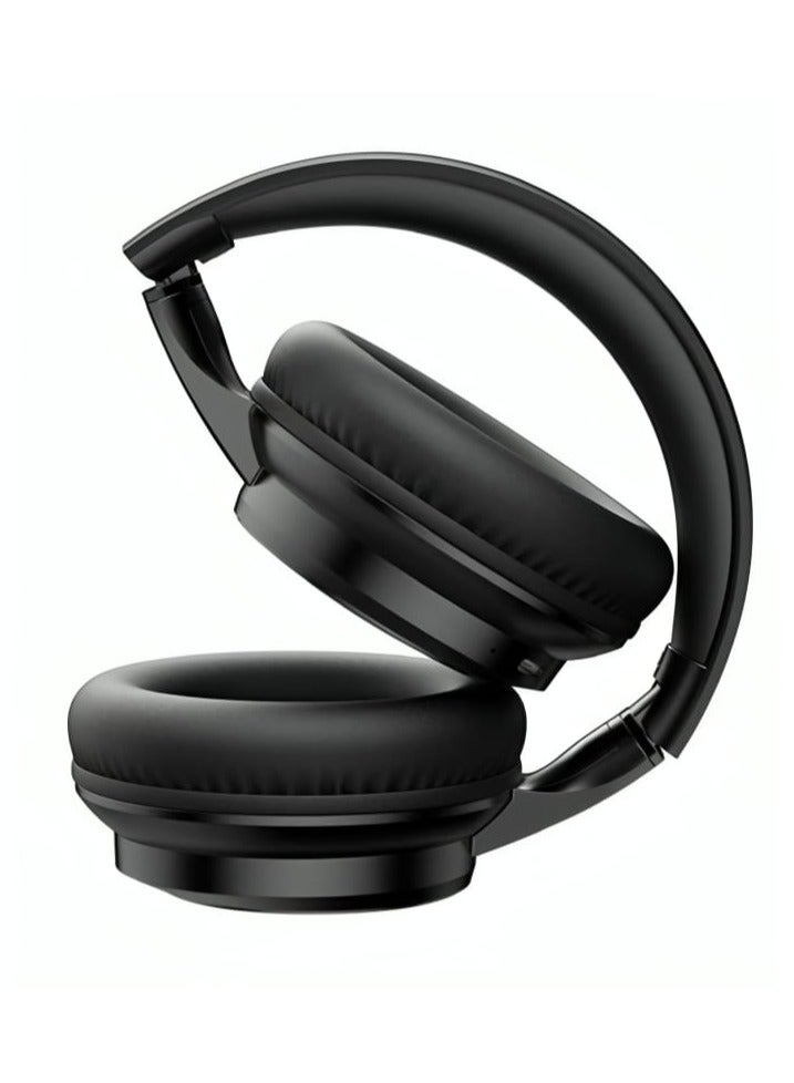 أوتيتو سماعات لاسلكية فوق الأذن OT11 بتقنية البلوتوث بتصميم قابل للطي بلوتوث 5.3 أسود - Image 2